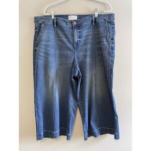 Lane Bryant Blue Ankle & Cropped Jeans